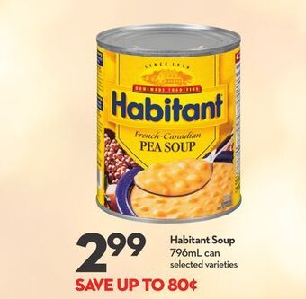 Longo's Habitant soup offer