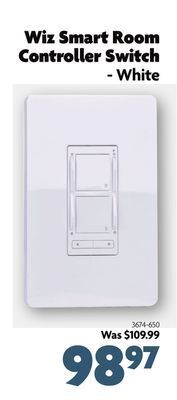 Home Hardware Wiz smart room controller switch - white offer