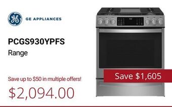 Canadian Appliance Source Ge appliances range offer