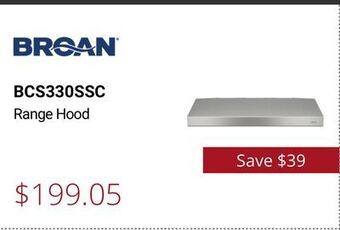 Canadian Appliance Source Broan range hood offer