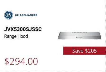 Canadian Appliance Source Ge appliances range hood offer