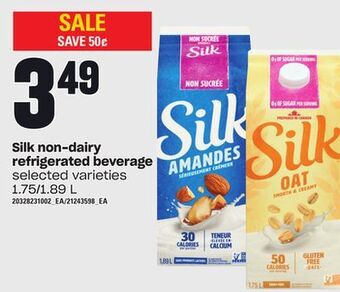 Independent City Market Silk non-dairy refrigerated beverage, 1.75/1.89 l offer