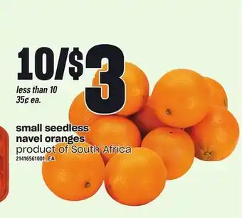 Independent City Market Small seedless navel oranges offer