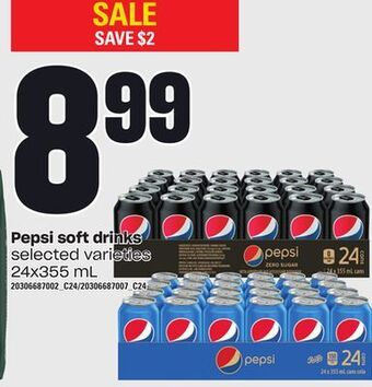 Independent City Market Pepsi soft drinks, 24x355 ml offer