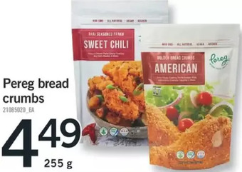 Fortinos Pereg bread crumbs offer