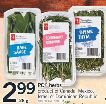 Fortinos Pc herbs offer
