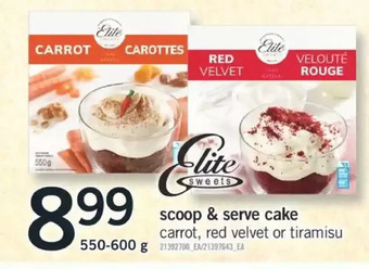 Fortinos Scoop & serve cake offer