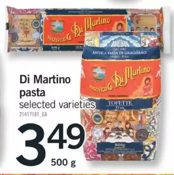 Fortinos Di martino pasta offer