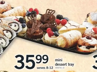 Fortinos Mini dessert tray offer