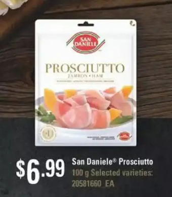 Fortinos San daniele prosciutto offer