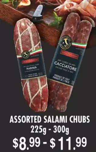 Fortinos Salami chubs offer