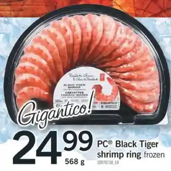 Fortinos Pc black tiger shrimp ring offer
