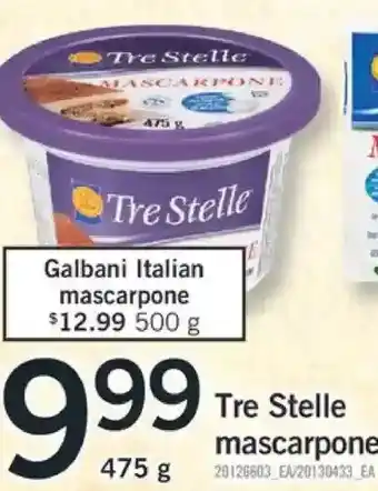 Fortinos Tre stelle mascarpone | galbani italian mascarpone offer