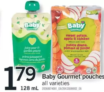 Fortinos Baby gourmet pouches offer