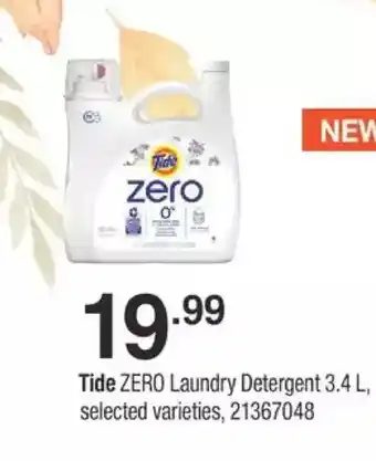 Fortinos Tide zero laundry detergent offer