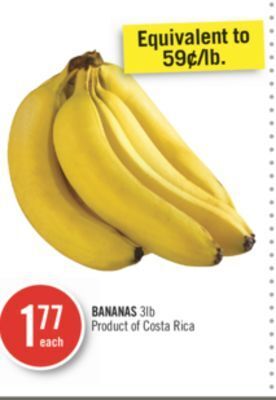 Shoppers Drug Mart Bananas offer