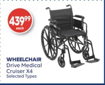 Wellwise by Shoppers Wheelchair drive medical cruiser x4 offer