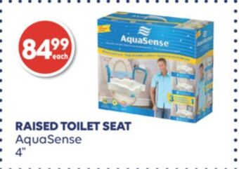 Wellwise by Shoppers Aquasense raised toilet seat offer