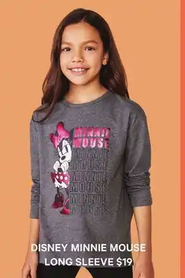 Joe Fresh Disney minnie mouse long sleeve offer