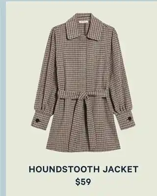 Joe Fresh Houndstooth jacket offer