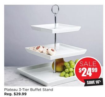 Kitchen Stuff Plus Plateau 3-tier buffet stand offer