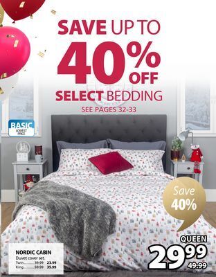 JYSK Nordic cabin duvet cover set offer