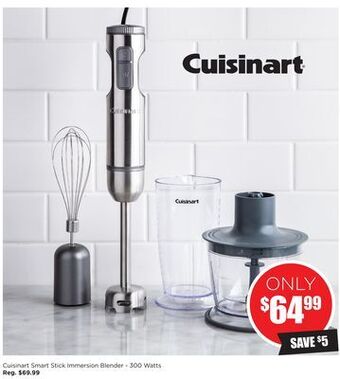 Kitchen Stuff Plus Cuisinart smart stick immersion blender-300 watts offer