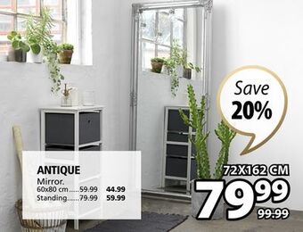 JYSK Antique mirror offer
