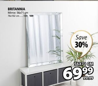 JYSK Britannia mirror offer
