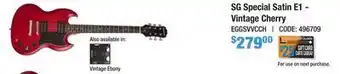 Long & McQuade Sg special satin e1 - vintage cherry offer