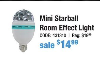 Long & McQuade Mini starball room effect offer