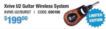 Long & McQuade Xvive u2 guitar wireless system offer