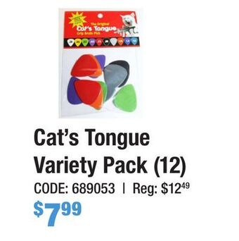 Long & McQuade Cat's tongue variety 12 pack offer