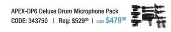 Long & McQuade Apex dp6 deluxe drum microphone pack offer