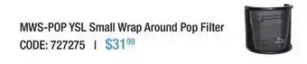 Long & McQuade Mws-pop ysl small wrap around pop filter offer
