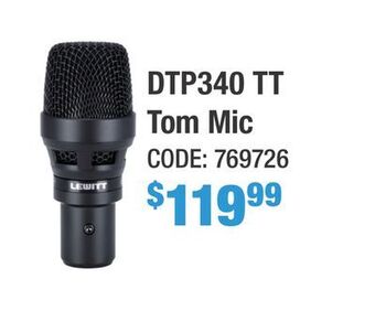 Long & McQuade Lewitt dtp 340 tt tom microphone offer