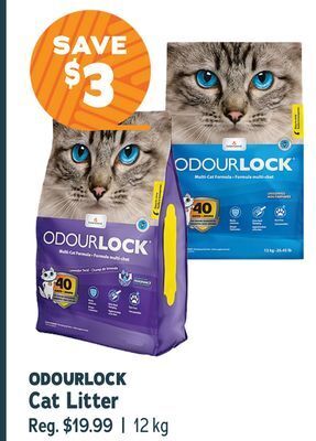 Ren’s Pets Depot Odourlock cat litter offer