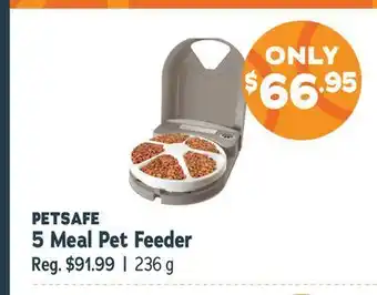Ren’s Pets Depot Petsafe 5 meal pet feeder offer
