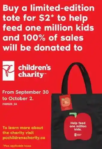 Zehrs Markets Limited-edition tote offer
