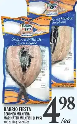Barrio fiest deboned milkfish/marinated milkfish