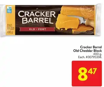 Walmart Cracker barrel old cheddar block offer