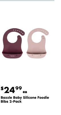Real Canadian Superstore Bazzle baby silicone foodie bibs 2-pack offer