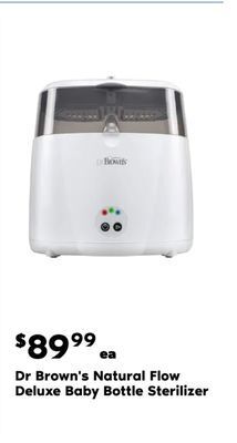 Real Canadian Superstore Dr brown's natural flow deluxe baby bottle sterilizer offer