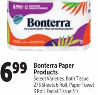 Family Foods Bonterra Paper Products offer