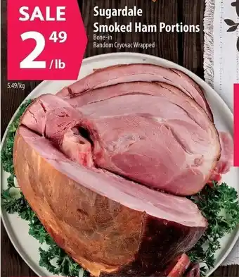 Co-op Sugardale Smoked Ham Portions offer