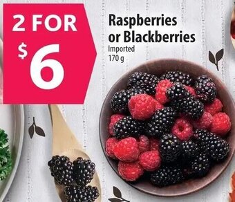 Co-op Raspberries or Blackberries 170 g offer