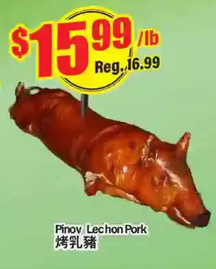 Btrust Supermarket Pinoy lechon pork offer