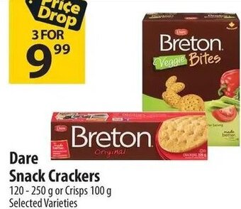 Co-op Dare Snack Crackers 120-250 g offer