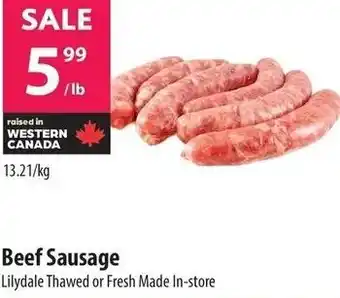 Co-op Beef Sausage offer