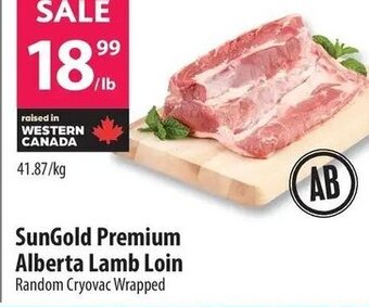 Co-op SunGold Premium Alberta Lamb Loin offer